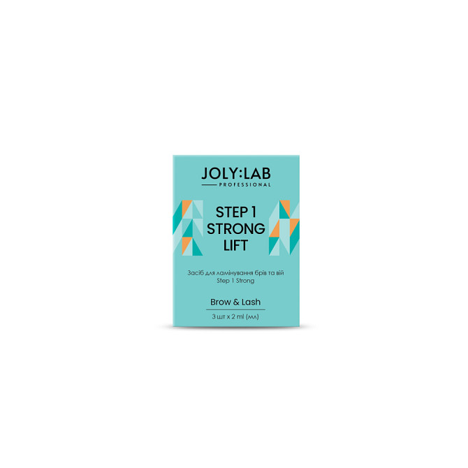 Набір засобів для ламінування брів та вій Step 1 Strong Joly:Lab 3 шт х 2 мл Вінниця - фото 2