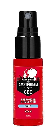 Духи з феромонами для чоловіків Original CBD Amsterdam-Pheromone Stimulator For him , 15 ml Sex Aura Київ - фото 2