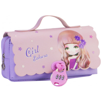 Пенал Cool For School 1 відділення Фіолетовий (CF7473-purple) Вінниця - фото 1