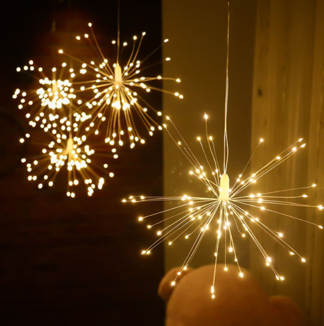 Підвісні світлодіодні феєрверки 4 шт 26240 Луцк - изображение 1