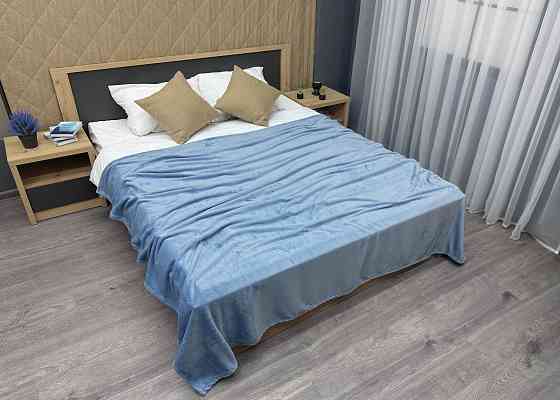 Плед-покривало Decorator WellSoft 180х210 см однотонний Блакитний (87-264) Київ