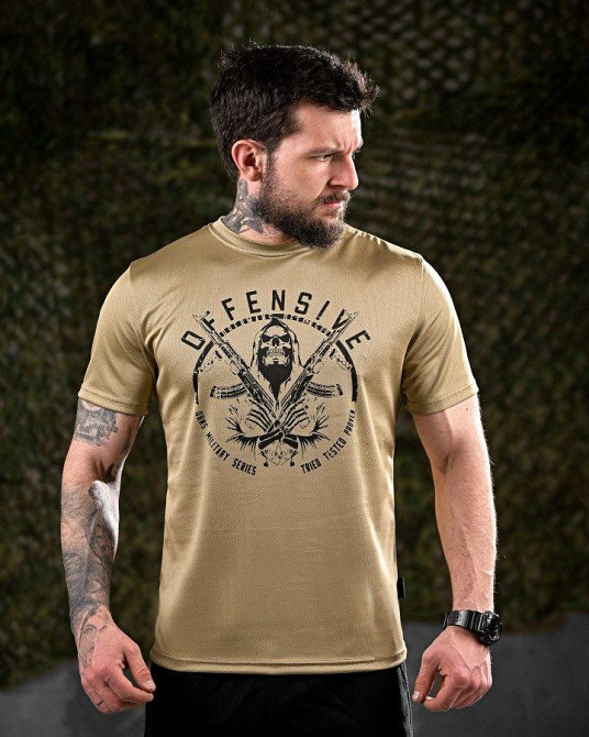 Тактическая потоотводящая футболка OBLIVION  Defensive ДЛ6535 Одесса - изображение 1