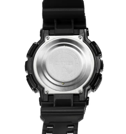 Чоловічий наручний спортивний годинник Skmei 2081 Чорний з золотом /Білий Київ