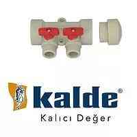 Коллектор полипропиленовый Kalde на 2 выхода BLUE & rRED Харків