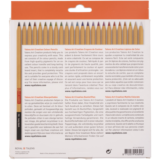 Набір кольорових олівців Talens Art Creation 24шт картон Royal Talens Київ