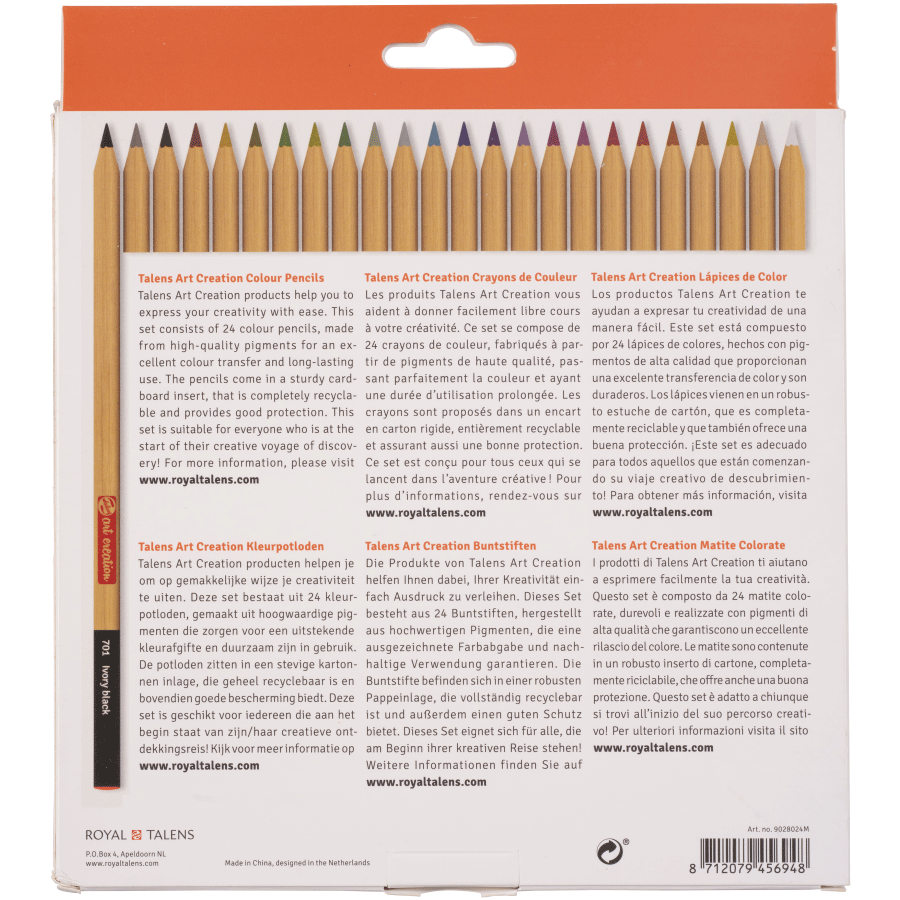 Набор цветных карандашей Talens Art Creation 24шт картон Royal Talens Киев - изображение 2