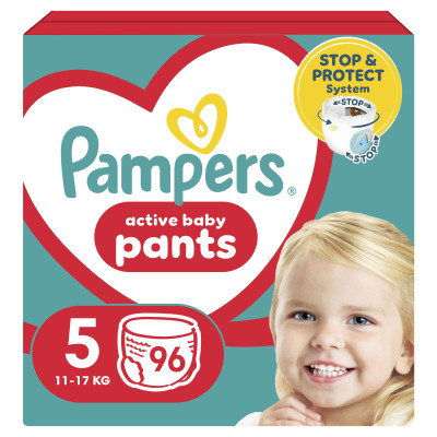 Подгузники Pampers трусики Pants Junior Размер 5 (12-17 кг) 96 шт (8006540069509) Винница - изображение 1