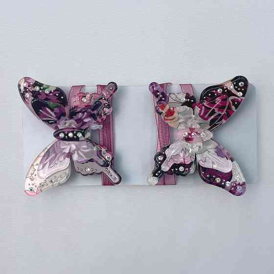 Магніти для штор і гардин Метелик Люсі набір 2 шт фіолетовий 81-275 Київ