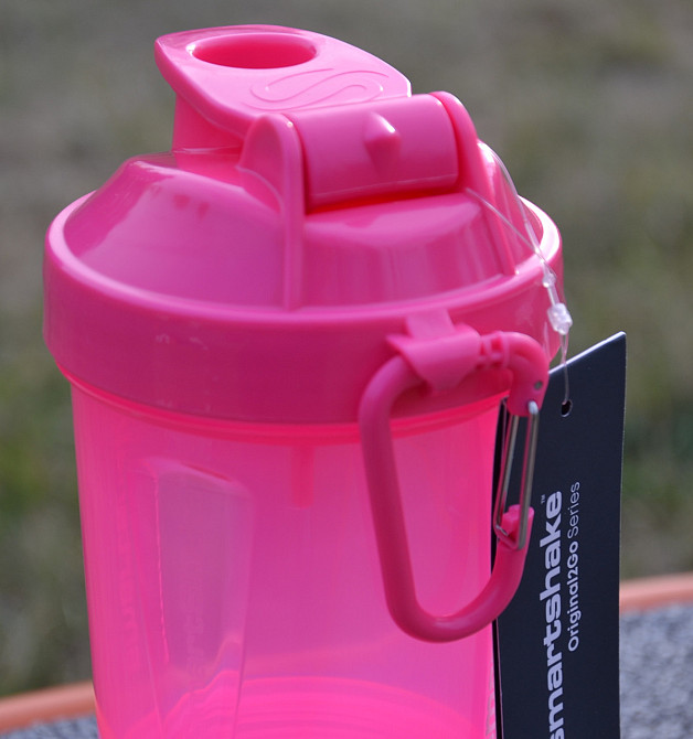 Шейкер спортивний SmartShake Original2GO 600ml Neon Pink Каменское - изображение 7