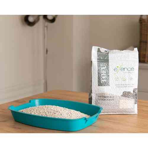 Наповнювач гігієнічний Essence мм для котячого туалету для екстра поглинання запаху натуральний з тофу з вугіллям гранула 1- Київ