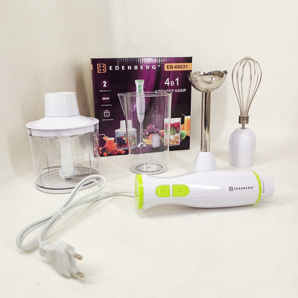 Блендер для детского пюре для дома, Электрический блендер измельчитель Настольный смузи UK-34 Львов - изображение 6