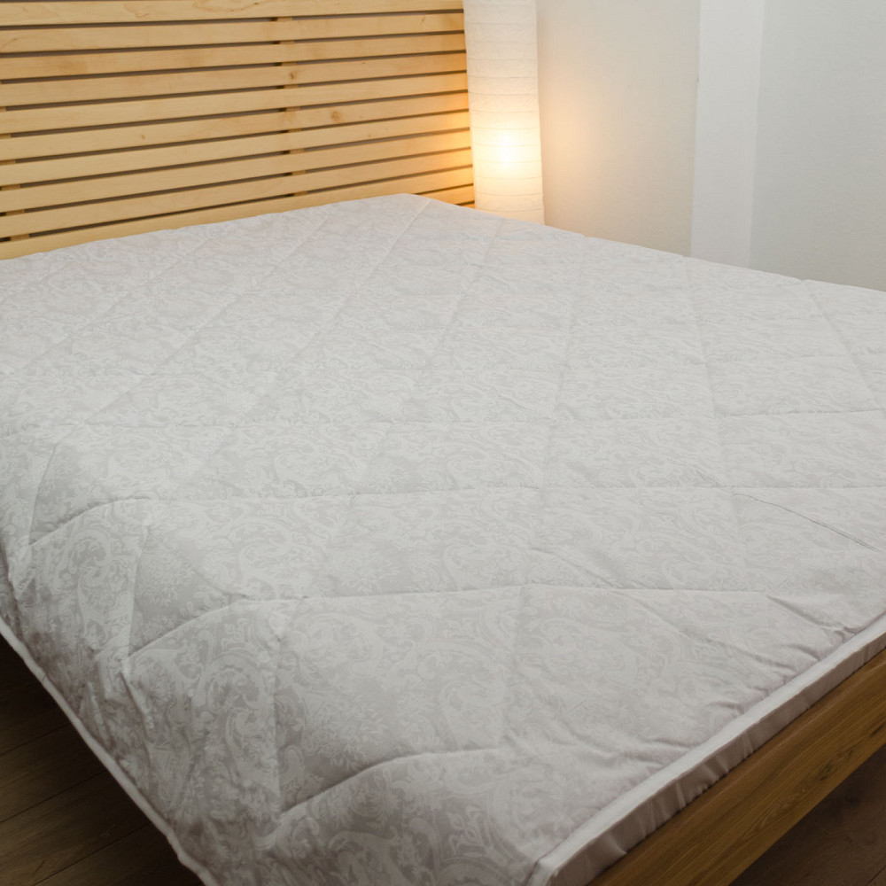 Одеяло конопляное летнее Бязь Соло YouStar детское 110х140 см (Белый) Сумы - изображение 3