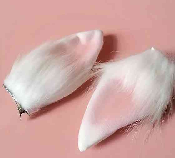 Заколки-затискачі "Вушка зайчика" 2 шт Сміла