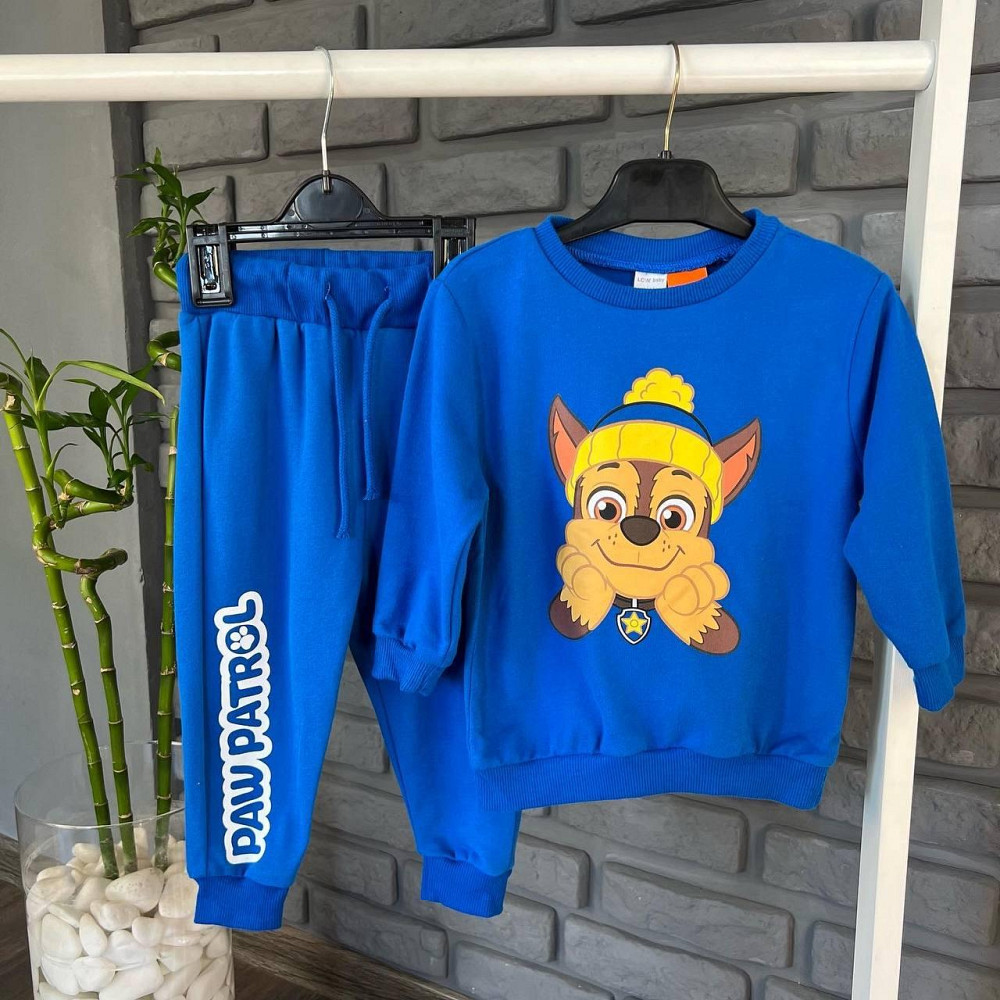 Дитячий Костюм для Хлопчика Кофта та Штани Щенячий Патруль Синій LC Waikiki 12-18 міс (80-86см)) пакунок Киев - изображение 1