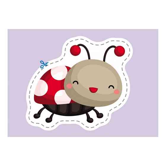 Вирізалки для найменших. Різнокольорові комахи КЕНГУРУ 1376001 від 3 років Вінниця