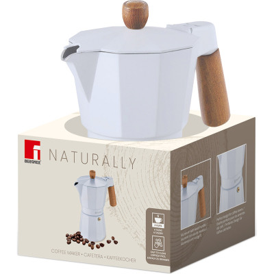 Гейзерна кавоварка Bergner BG-38191-WH-6 Вінниця - фото 3