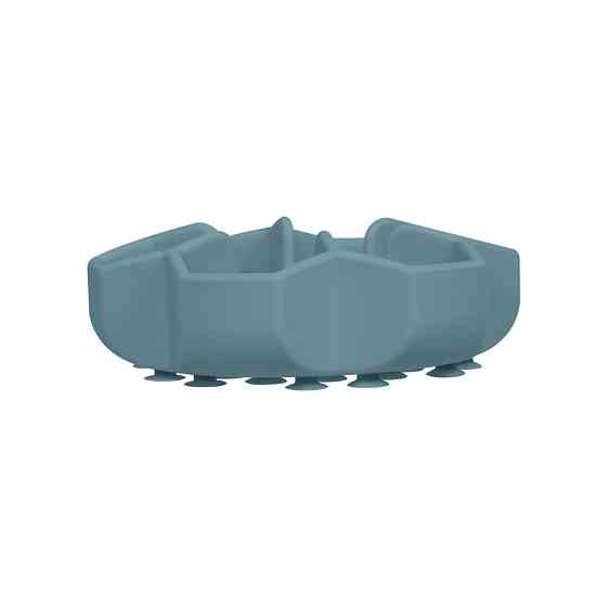 Миска для повільного харчування WAUDOG Silicone, 450 мл, сірий Київ