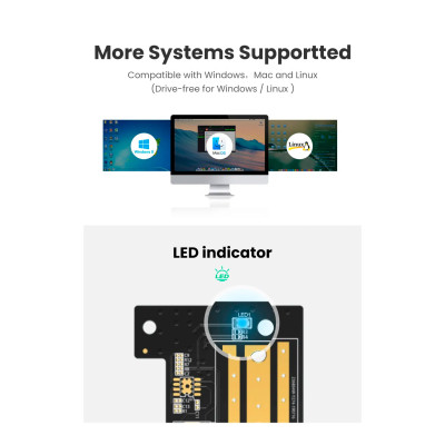 Контролер Ugreen PCI-E 3.0 for SSD M.2 (NVMe) x4 CM302 (70503) Вінниця - фото 5