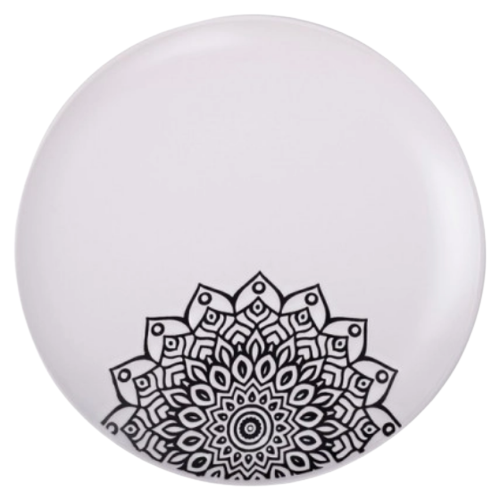 Тарілка десертна Kora 20,5см JH2068-2 білий LIMITED EDITION Житомир