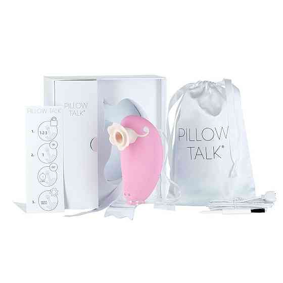 Розкішний вакуумний кліторальний стимулятор Pillow Talk - Dreamy Pink із кристалом Swarovski Sex Aura Київ