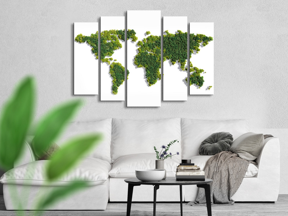 Модульна картина Карта світу Art-327_5 ( 80х118см ) Київ - фото 2