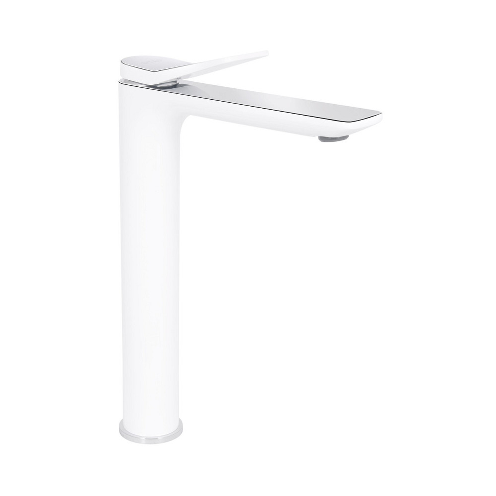 Смеситель для раковины Qtap Presto высокий QTPRE269CRW45577 Chrome/White Киев - изображение 1