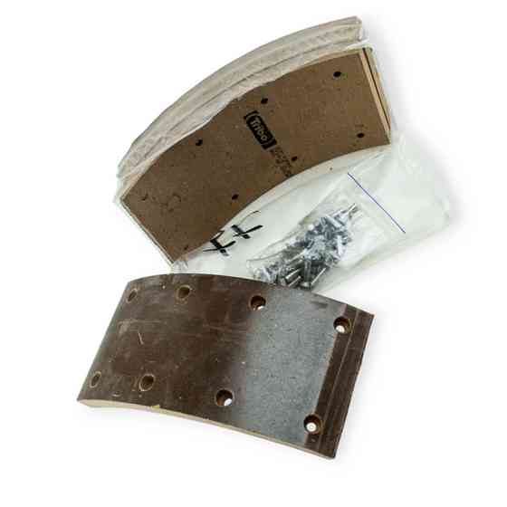 Накладка ПАЗ-3205, ГАЗ-3307 зад. РЕМ.R0 (4шт, закл.) (Трибо) гальмівна Мукачево