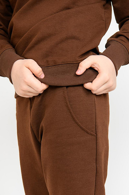Штани спортивні дитячі та підліткові, коричневі 158 Крохатушка одяг Київ - фото 5