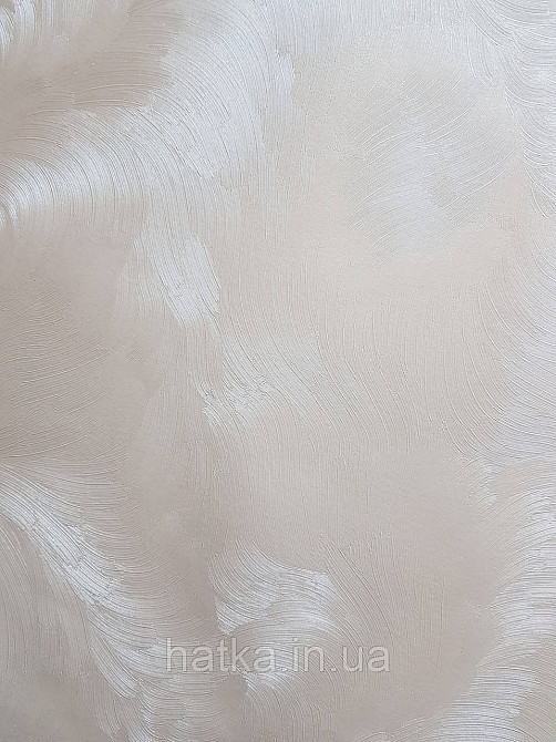 Обои виниловые на флизелине метровые Sintra Edelina под венецианскую штукатурку абстракция бежевые серебро Киев - изображение 1
