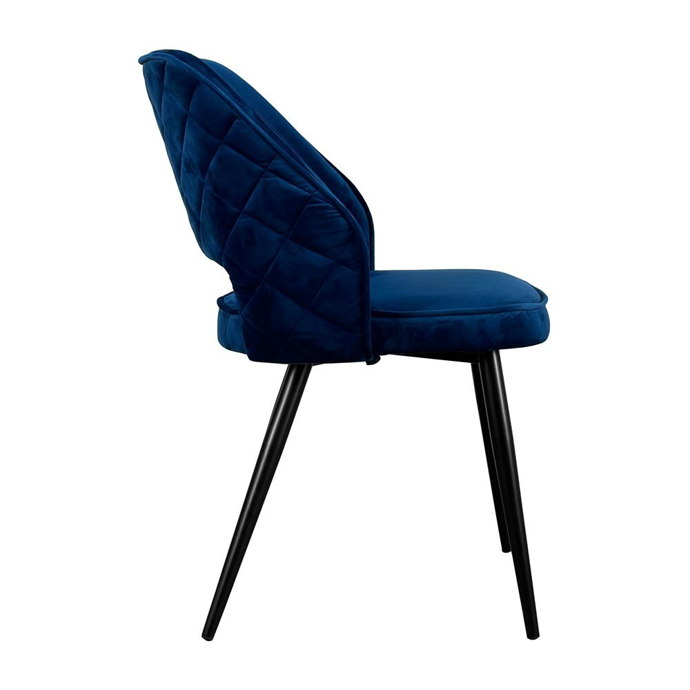 Стул кресло мягкий MarvelDesign Beatrice 65 округлые ножки Синий Киев - изображение 3