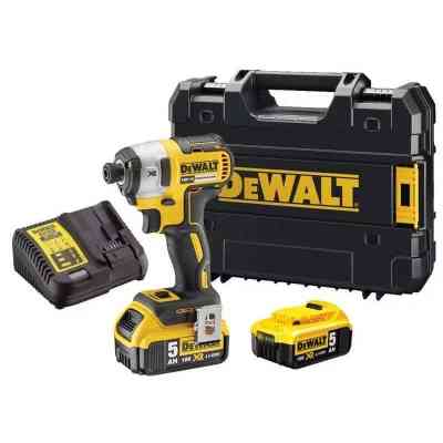 Шуруповерт DeWALT 18V XR Li-Ion, 2x5Ah, бесщеточный, 205 Нм, 3250 об/мин, кейс (DCF887P2) Винница