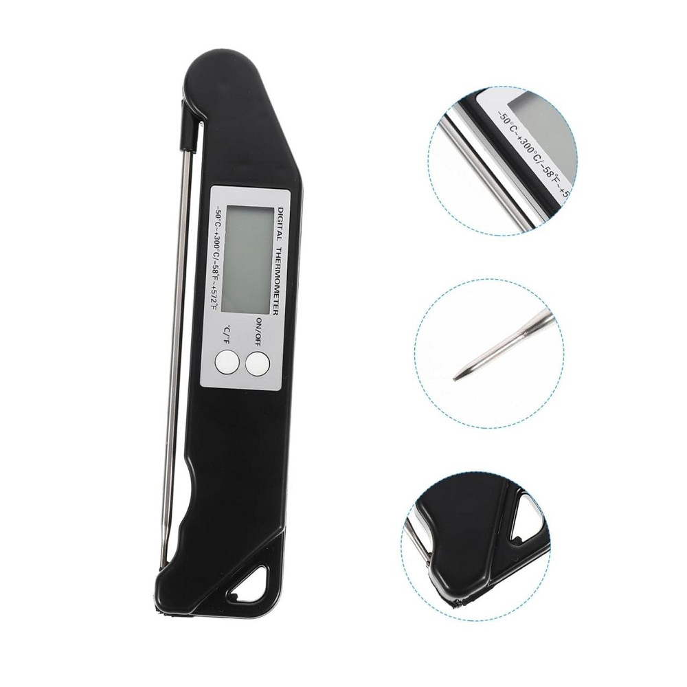 Електронний кухонний термометр з щупом 1.4″ ЖК -50~300°C точний харчовий градусник зонд ZD-D009 Київ - фото 9