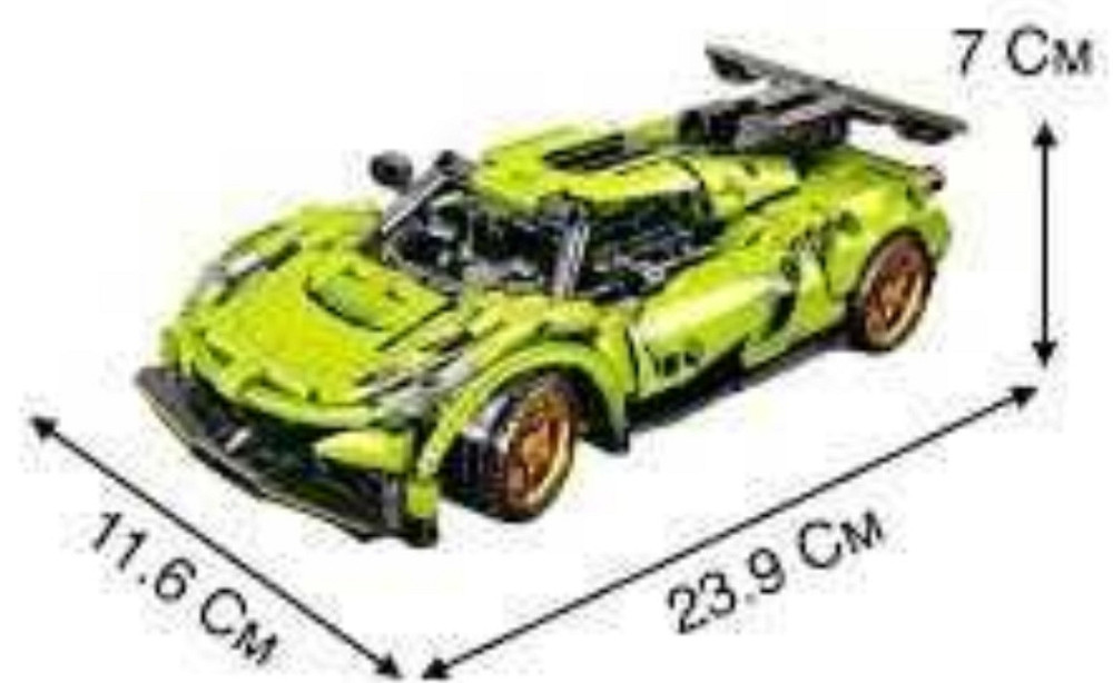 Суперкар конструктор лего технік авто на радіокеруванні машинка. Київ - фото 3