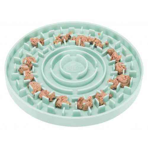 Миска Trixie Junior для повільного годування цуценят, блакитна, пластик, d 21 см Вінниця