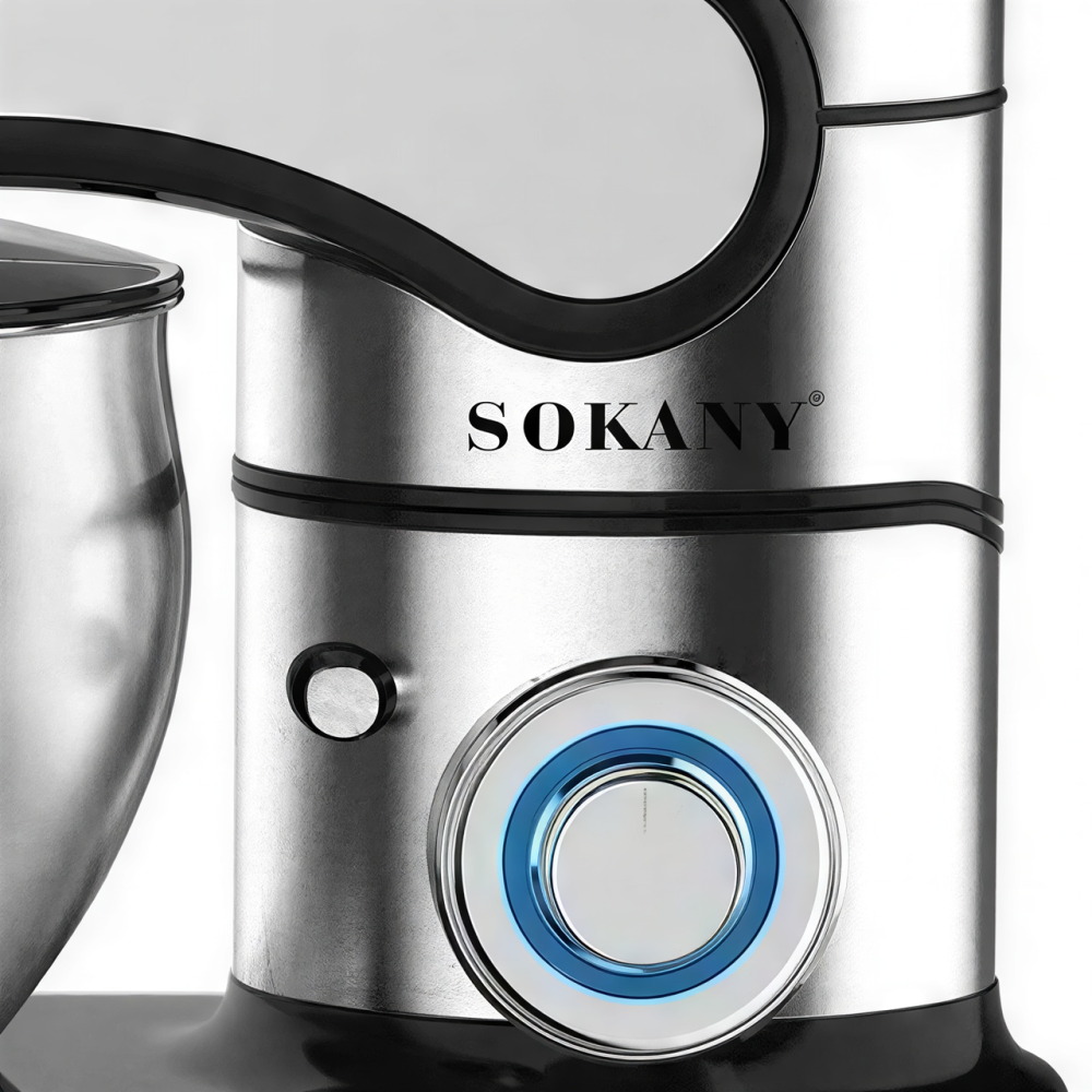 Планетарный миксер Sokany 2000 Вт с чашей 8.5 л 6 режимов SK-05015 Киев - изображение 3
