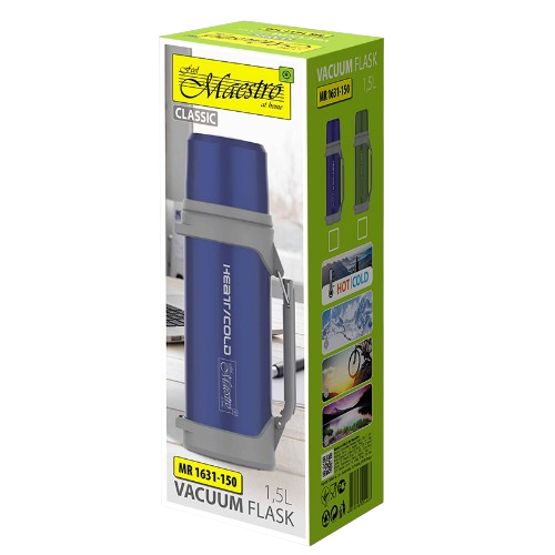 Термос 1500 мл Maestro MR-1631-150-GREEN Житомир - фото 3