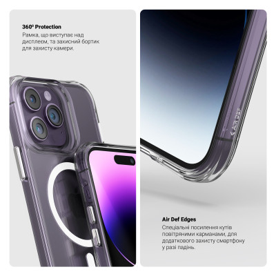 Чохол до мобільного телефона Armorstandart Clear Magsafe Apple iPhone 16e Transparent (ARM83849) Вінниця - фото 3