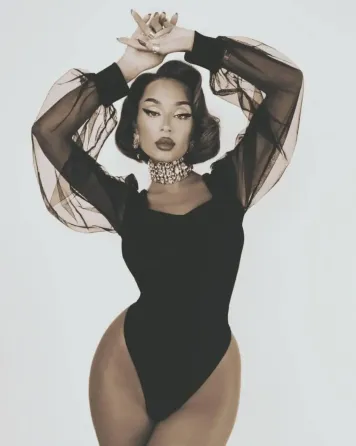 Жіноче стильне богемне боді з пишними рукавами з м'якої сітки еластичний мікродайвінг, рукави: сіточка 48 Одеса