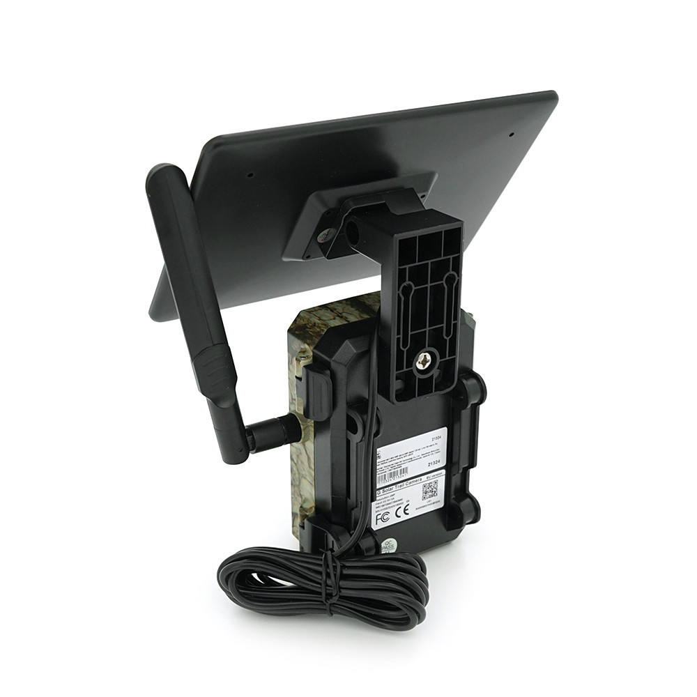 4G Фотопастка F-804 4МР-відео 120 кут . мікрофон/динамік. слот SD під картку. Батарея 7800мА сонячна панель APP-UBOX Київ - фото 4