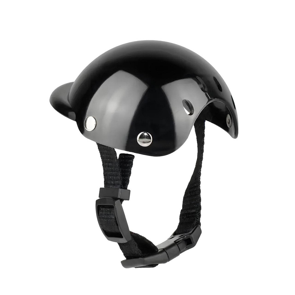 Мотошолом для тварин RESTEQ розмір M для собаки для кота міні шолом для улюбленців для мотоцикла велосипеда стильний аксесуар Київ - фото 1