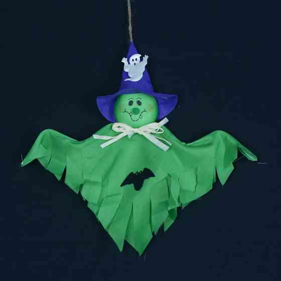 Гирлянда на Хэллоуин Привидение 33 см разноцветный Киев