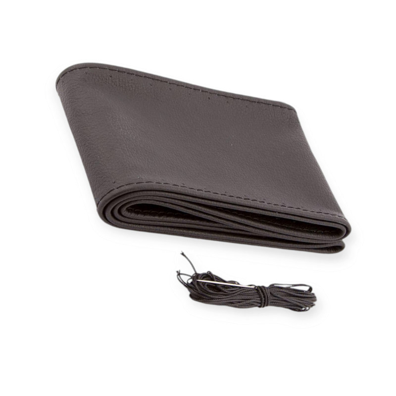 Обплетення xl шкіра (41 - 43 см) чорна carlife з голкою широке кермо Мукачево - фото 1