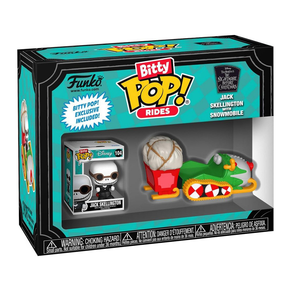 Набір фігурок Bitty Pop! Ride - Джек Скеллінгтон і снігохід Дніпро - фото 1