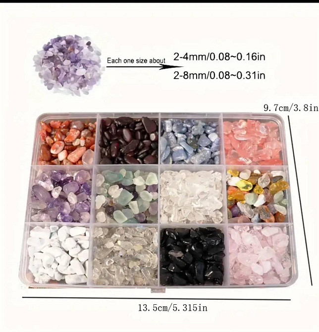 Набір кам’яної крихти з натуральних мінералів Київ - фото 3