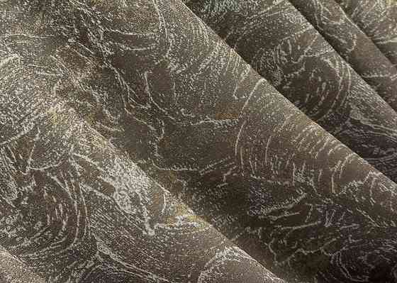 Комплект штор VR-Textil Жакард Fantasy 150х270 2шт і Тюль 600х270 1631ш-1783т Капучино з білим 71-047/5 Київ