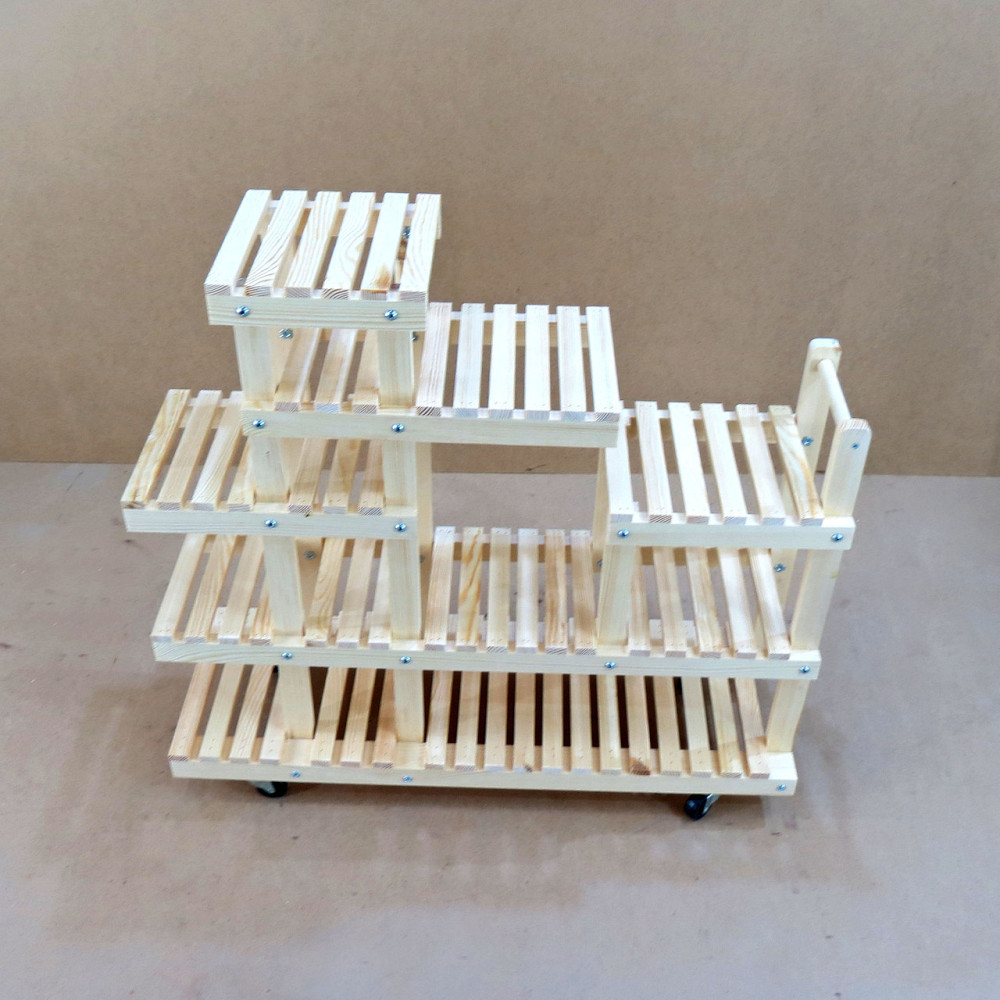 Підставка для квітів "Монтобан" бланже на коліщатках Миколаїв - фото 7