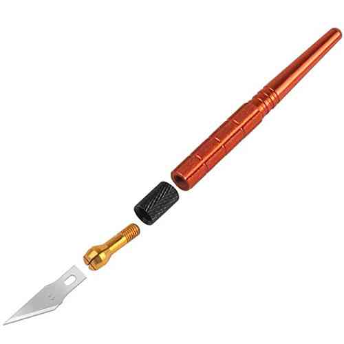 Прецизійний ніж з 13 змінними лезами для різання дерева, шкіри та паперу Київ