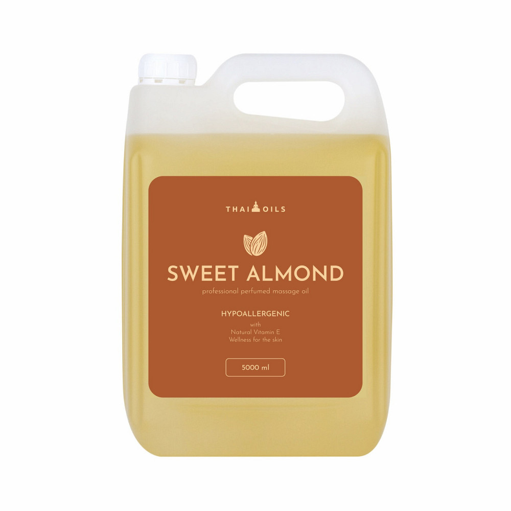 Профессиональное кокосовое массажное масло «Thai Oils» «Sweet almond» 5000 ml Киев - изображение 1