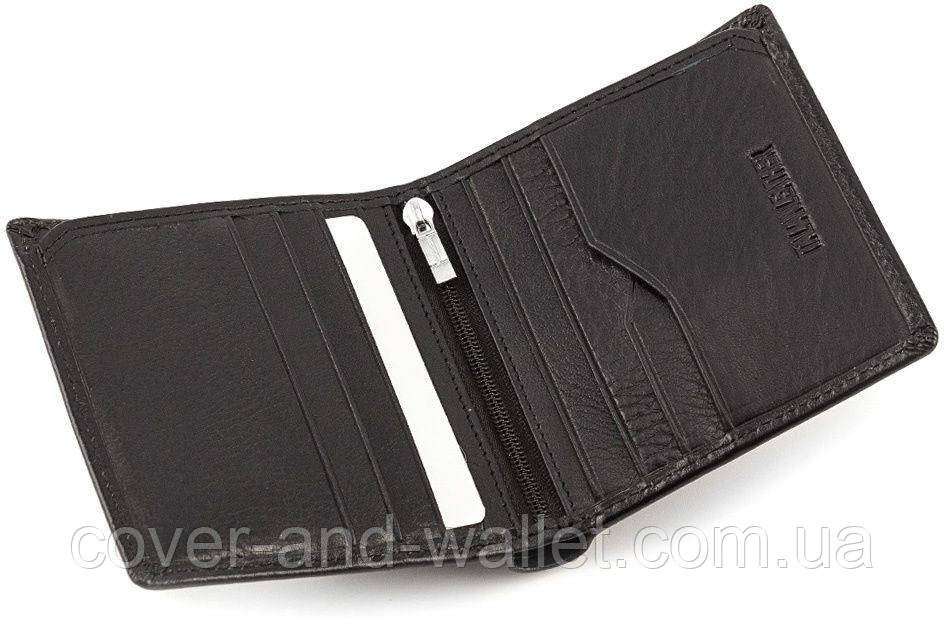 Маленький кожаный мужской кошелек вертикального типа ST B MS-33 Киев - изображение 3