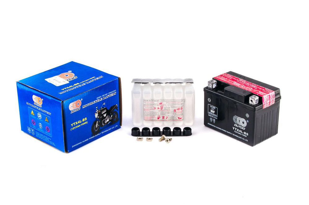 Акумулятор 12V 3А заливний (114x71x88) (+електроліт) Мукачево - фото 1